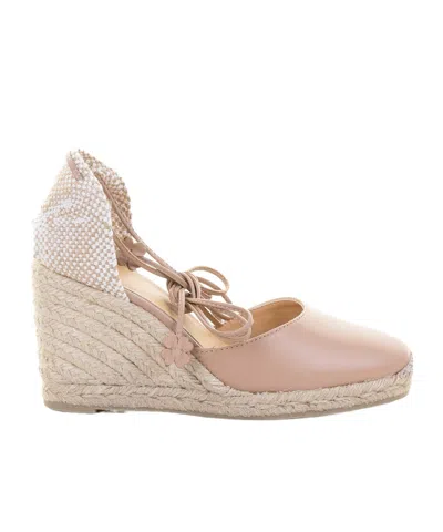 Castaã±er Castañer Carina Wedge Espadrilles In Neutral