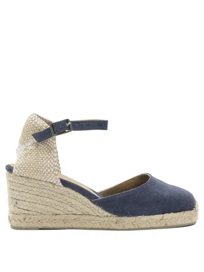 CASTAÑER CASTAÑER CAROL BLUE ORGANIC COTTON ESPADRILLES