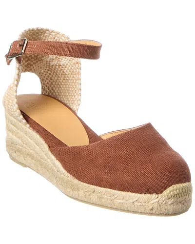 CASTAÑER CASTAÑER CAROL CANVAS WEDGE SANDAL