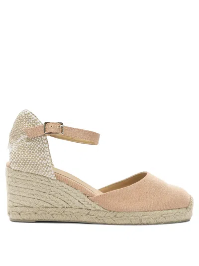 Castañer Carol Orange Cotton Espadrilles In Pink
