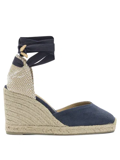 Castaã±er Castañer Chiara Blue Organic Cotton Espadrilles