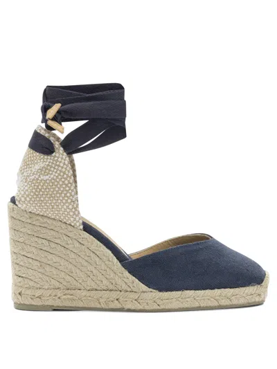 Castañer Chiara Blue Organic Cotton Espadrilles