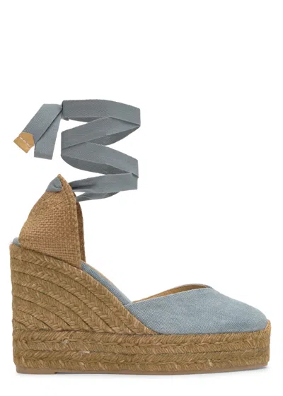 Castaã±er Castañer Chiara Canvas Platform Espadrilles In Multi