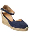 Castaã±er Chiarita Canvas Wedge Sandal