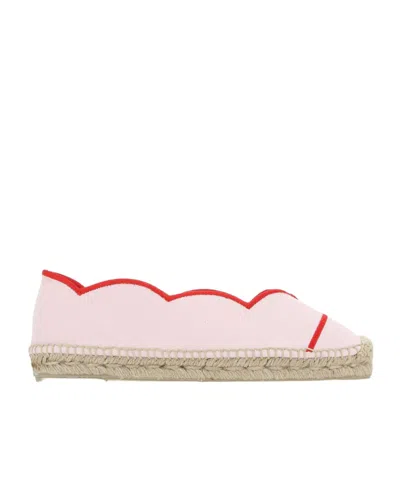 CASTAÃ±ER CASTAÑER CONTRASTING TRIM SLIP-ON ESPADRILLAS