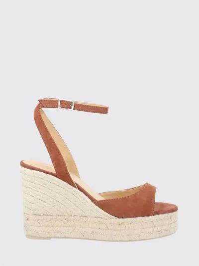 Castañer Espadrille Woman Color Dove Grey In Brown