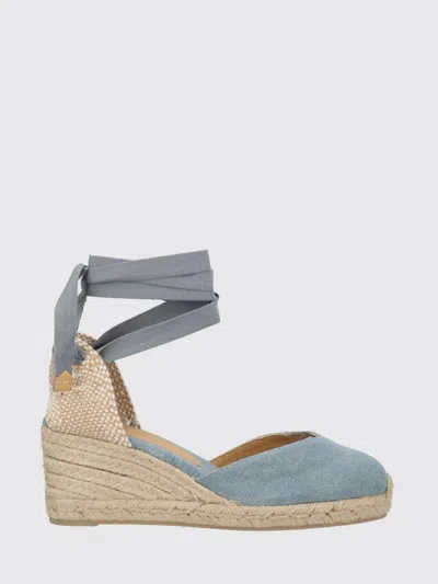 Castaã±er Castañer Wedge Shoes Woman In Blue