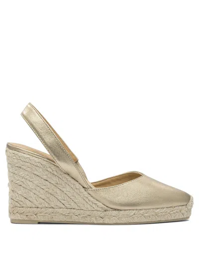 Castaã±er Castañer Espadrilles In Gold