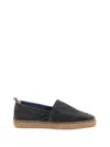 Castaã±er Parker Collapsible-heel Suede Espadrilles In Gray