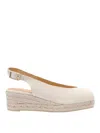 Castaã±er Dosalia Espadrilles Braided Raffia Wedge In White