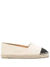 Castaã±er Castañer 'katty' Flat Espadrilles With Black Toe