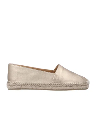 Castaã±er Castañer Kenda Espadrille Flats In Gold