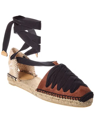 Castaã±er Kiva Espadrilles In Black