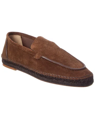 Castaã±er Castañer Neals Suede Loafer In Brown