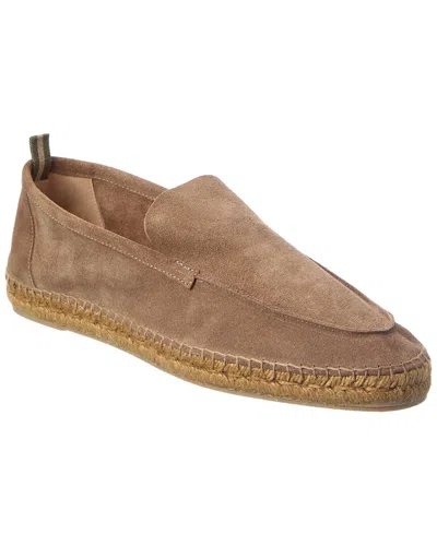 Castaã±er Castañer Nino Suede Espadrille In Brown