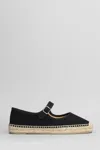 Castaã±er Castaner Classic Black Espadrille With Braided Jute Sole
