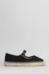Castaã±er Castaner Classic Black Espadrille With Braided Jute Sole