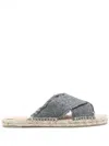 Castaã±er Castañer Palmera Espadrille In Silver