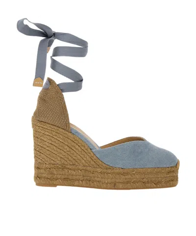 Castaã±er Castaer Strapped Pumps In Gray