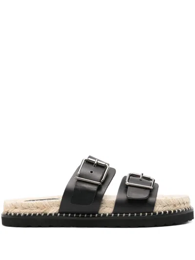 CASTAÃ±ER CASTAÑER TER LEATHER FLAT SANDALS