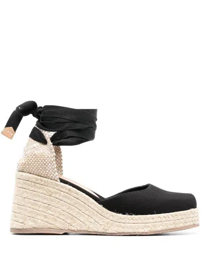 CASTAÃ±ER CASTAÑER TINA RAFFIA WEDGE ESPADRILLES