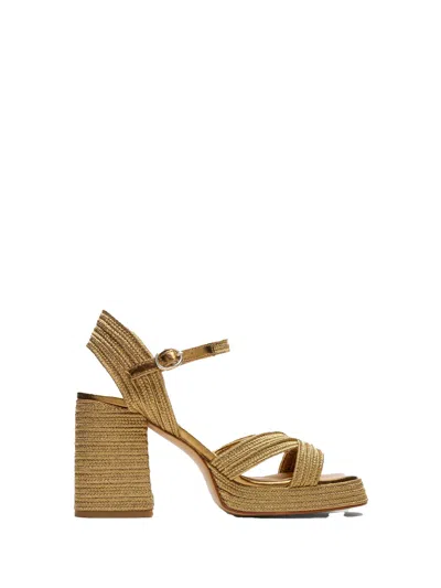Castaã±er Castañer Valle Sandal With Handmade Metallic Braiding