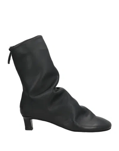 Castaã±er Castañer Woman Ankle Boots Black Size 6 Leather In Multi