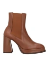 Castaã±er Bimba Elasticated-panel Ankle Boots In Brown