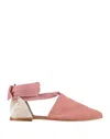 Castaã±er Ballet Flats In Pink