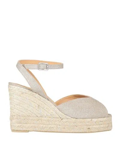 Castaã±er Castañer Woman Espadrilles Beige Size 7.5 Textile Fibers In Neutral