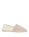 Castaã±er Castañer Woman Espadrilles Grey Size 7.5 Textile Fibers