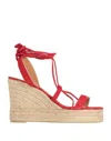 Castaã±er Espadrilles In Red