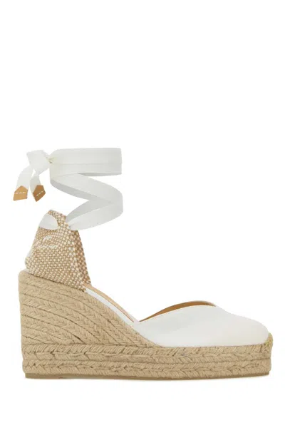 Castaã±er Chiara Wedge Espadrilles In Blue