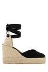 Castañer Chiara Heeled Espadrilles In Black
