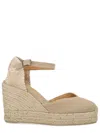 Castañer Castaner Chic Espadrille Heels In Neutral