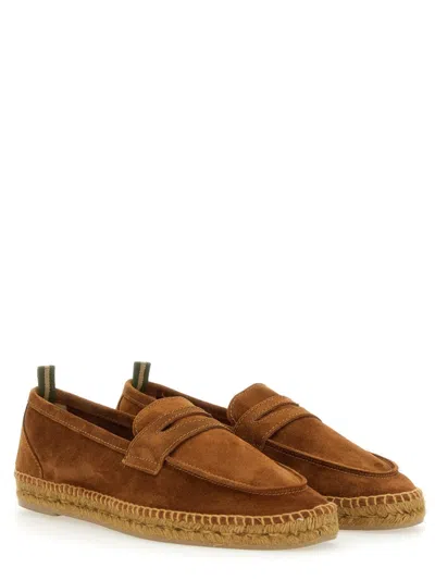 CASTAÑER CASTANER MEN'S SUEDE ESPADRILLE LOAFERS