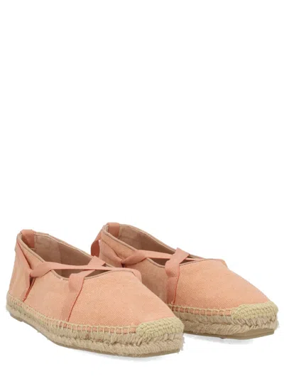 Castaã±er Castaner Mini Eco-friendly Flats For Women In Pink