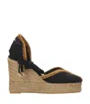 Castaã±er Castaner Sandals Black In Black