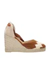 Castaã±er Castaner Sandals Brown In Brown