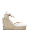 Castaã±er Castaner Sandals White In White