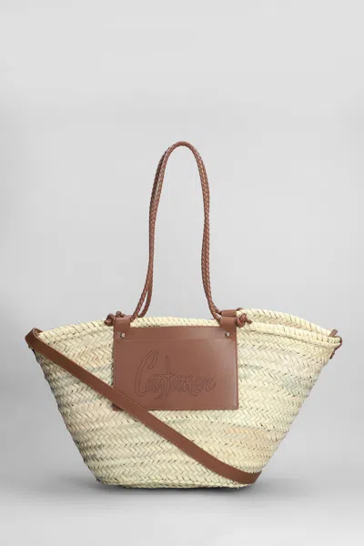 Castaã±er C.campania-152 Tote In Beige Raffia