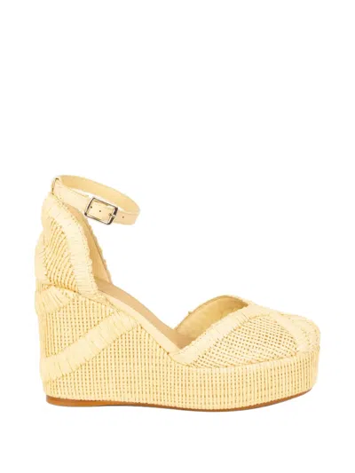 Castaã±er Charmie Heeled Espadrilles In Neutral