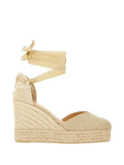 Castaã±er Chiara Heeled Espadrilles In Yellow