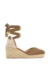 Castaã±er Chiara Tie Espadrilles In Brown
