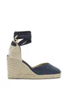 Castaã±er Chiara Wedge Espadrilles In Multi