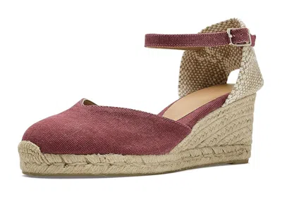 Castaã±er Chiarita 60 Mm Wedge Espadrille In Multi