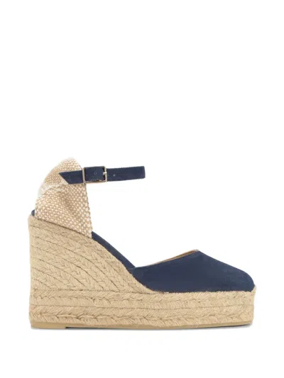 Castaã±er Chiarita Wedge Espadrilles In Animal Print