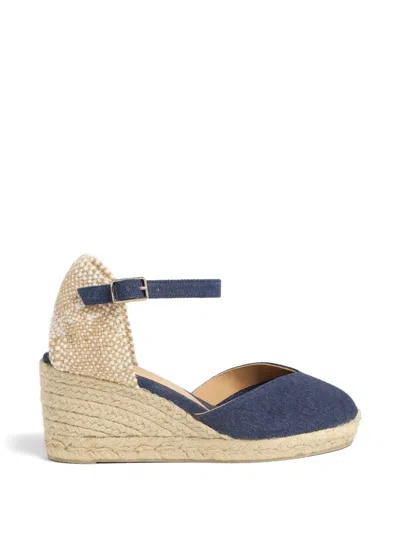 Castaã±er Chiarita Wedge Espadrilles In Black