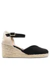 Castaã±er Carina Canvas Espadrilles In Black