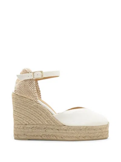 Castaã±er Chiarita Wedge Espadrilles In White